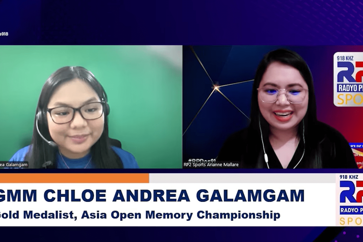 Chloe Galamgam on Radyo Pilipinas